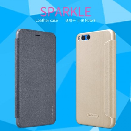 Чехол (книжка) Nillkin Sparkle для Xiaomi Mi Note 3