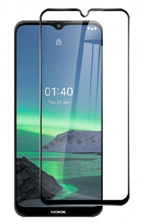 Защитное стекло 5D+ Full-Screen с рамкой для Nokia C21