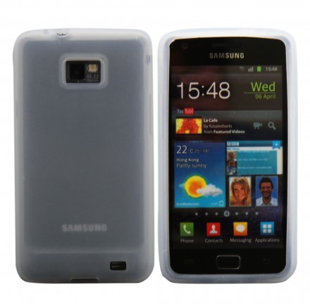 ТПУ накладка для Samsung i9100 / i9105 Galaxy S2 (матовая)