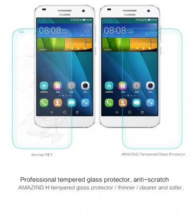 Защитное стекло Nillkin Anti-Explosion (H) для Huawei Ascend G7