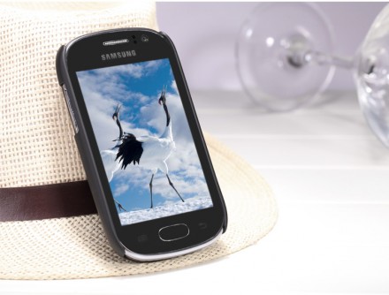 Пластиковая накладка Nillkin Super Frosted для Samsung S6810 Galaxy Fame (+ пленка на экран)