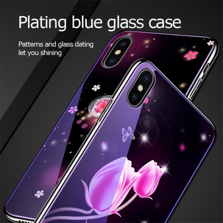 ТПУ накладка Violet Glass для iPhone XR