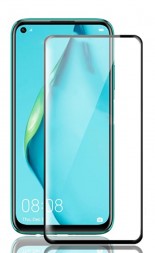 Защитное стекло с рамкой для Huawei P40 Lite Frame 2.5D Glass