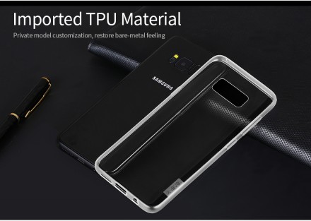 ТПУ накладка X-Level Antislip Series для Samsung G955F Galaxy S8 Plus (прозрачная)