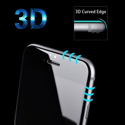 Защитное стекло c рамкой 3D+ Full-Screen для iPhone SE (2020)