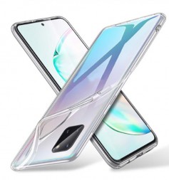 Ультратонкий ТПУ чехол Crystal для Samsung Galaxy Note 10 Lite N770F (прозрачный)