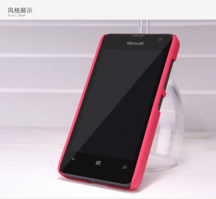 Пластиковая накладка Nillkin Super Frosted для Microsoft Lumia 430 (+ пленка на экран)