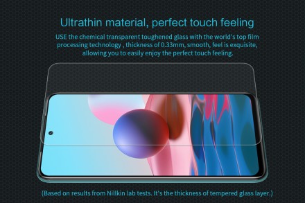 Защитное стекло Nillkin Anti-Explosion (H) для Xiaomi Redmi Note 10S