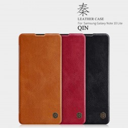 Чехол (книжка) Nillkin Qin для Samsung Galaxy Note 10 Lite N770F