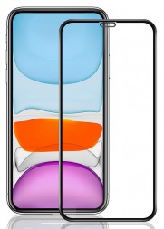 Защитное стекло с рамкой для iPhone 12 Frame 2.5D Glass