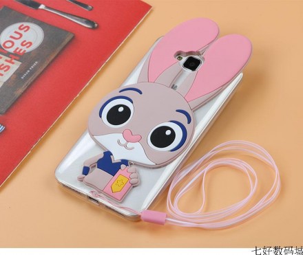 ТПУ накладка Зверополис Rabbit для Huawei Y6 Pro