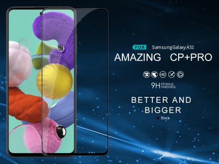 Защитное стекло Nillkin CP+PRO с рамкой для Samsung Galaxy A51 A515F