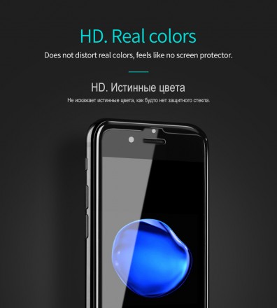 Защитное стекло HOCO 3D+ c рамкой Full-Screen для iPhone 7 Plus