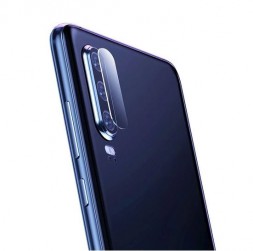 Прозрачное защитное стекло для Huawei P30 (на камеру)