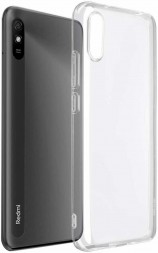 Ультратонкий ТПУ чехол Crystal для Xiaomi Redmi 9A (прозрачный)
