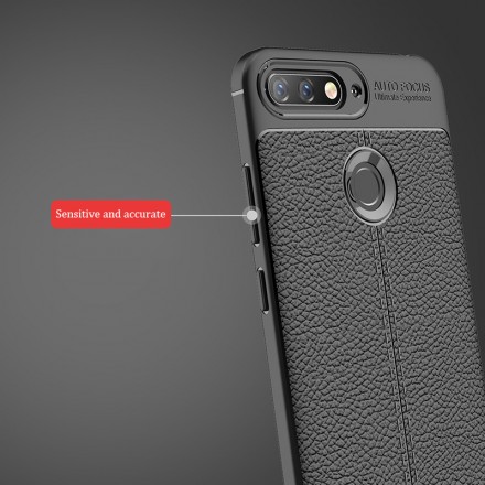 ТПУ накладка Skin Texture для Huawei Honor 7A