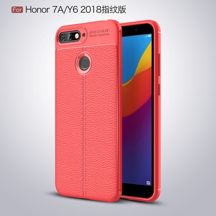 ТПУ накладка Skin Texture для Huawei Honor 7A