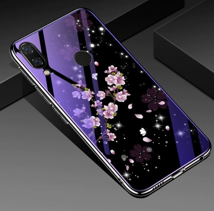 ТПУ накладка Violet Glass для Huawei Honor 10 Lite