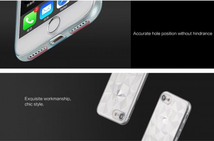Прозрачный чехол Crystal Prisma для iPhone 7