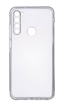 TPU чехол Prime Crystal Full Camera 1.5 mm для Xiaomi Redmi Note 8 2021