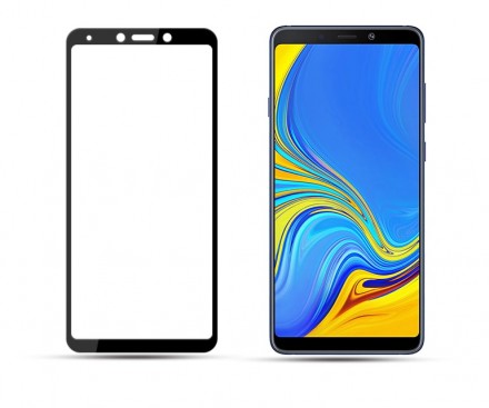 Защитное стекло 5D+ Full-Screen с рамкой для Samsung A920 Galaxy A9 2018