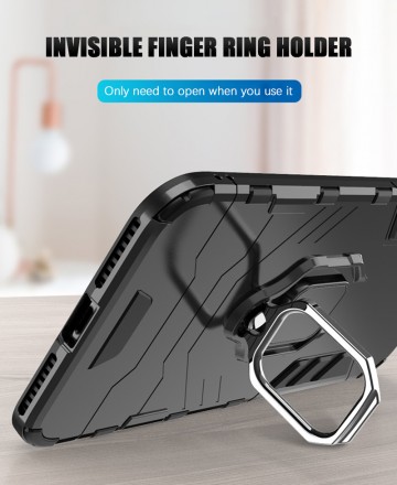 Накладка Strong Guard Ring для iPhone SE (2020) (c подставкой)