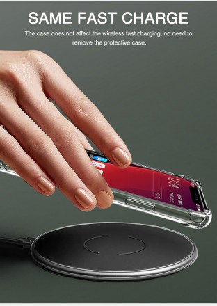 Прозрачный чехол Crystal Protect для iPhone 12
