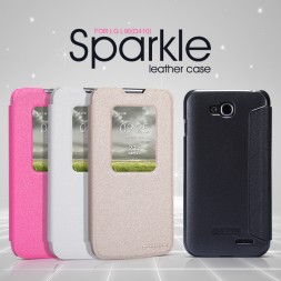 Чехол (книжка) Nillkin Sparkle для LG L90 Dual D410