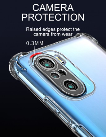 Прозрачный чехол Crystal Protect для Xiaomi Redmi K40 Pro