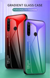 ТПУ чехол Color Glass для Xiaomi Redmi Note 8 2021