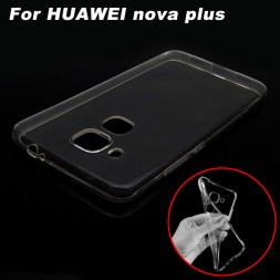 Ультратонкая ТПУ накладка Crystal для Huawei Nova Plus (прозрачная)