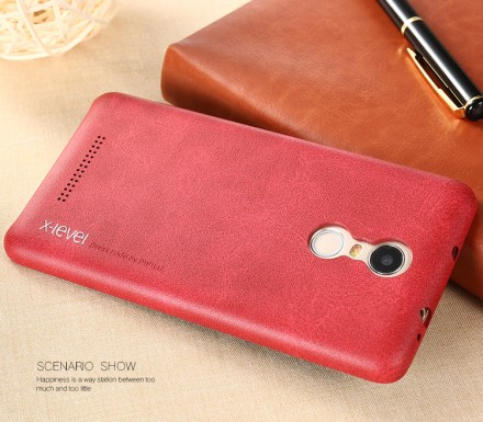 Кожаная накладка X-Level Vintage Series для Xiaomi Redmi Note 3