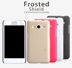Пластиковая накладка Nillkin Super Frosted для Samsung G355H Galaxy Core 2 (+ пленка на экран)