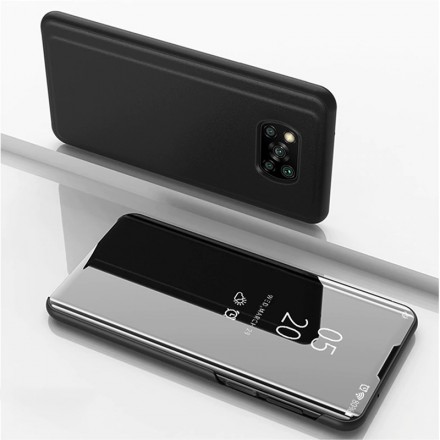 Чехол Mirror Clear View Case для Xiaomi Poco X3 NFC