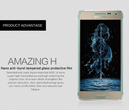 Защитное стекло Nillkin Anti-Explosion (H) для Samsung G850F Galaxy Alpha