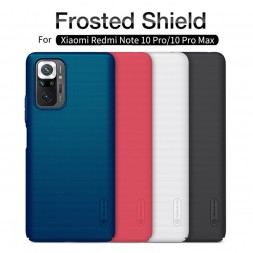 Пластиковый чехол Nillkin Super Frosted для Xiaomi Redmi Note 10 Pro