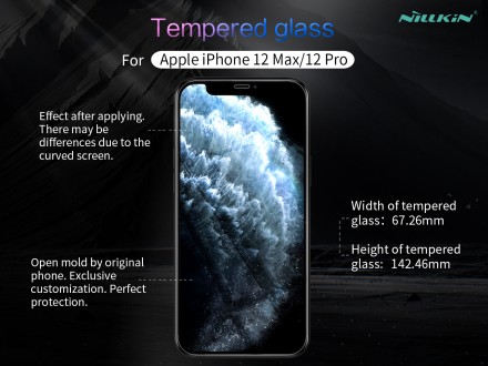 Защитное стекло Nillkin Anti-Explosion (H) для iPhone 12 Max
