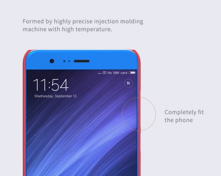 Пластиковая накладка Nillkin Super Frosted для Xiaomi Mi Note 3 (+ пленка на экран)
