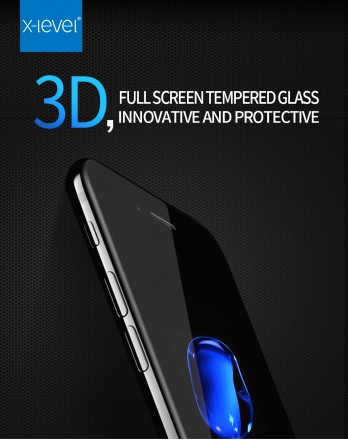 Защитное стекло X-Level 3D+ c рамкой Full-Screen для iPhone 8 Plus
