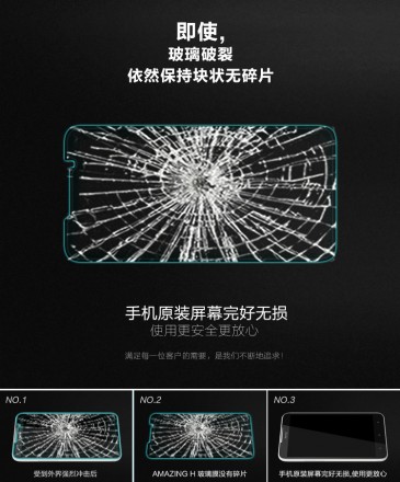 Защитное стекло Nillkin Anti-Explosion (H) для HTC Desire 316 / Desire 516