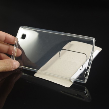 Ультратонкая ТПУ накладка Crystal для LG Magna H502F (прозрачная)