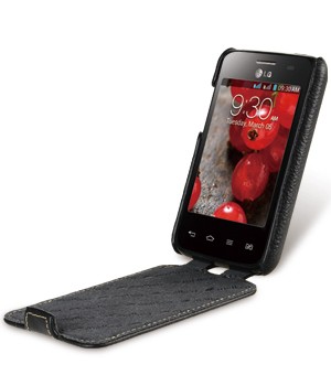 Кожаный чехол (флип) Melkco Jacka Type для LG E435 Optimus L3 ll Dual