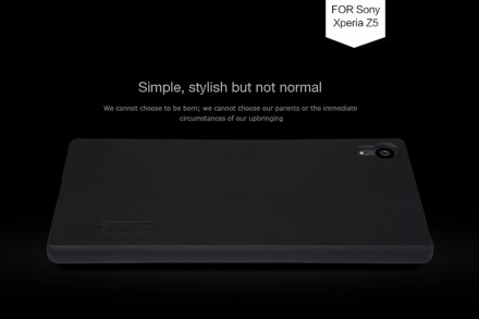 Пластиковая накладка Nillkin Super Frosted для Sony Xperia Z5 (+ пленка на экран)