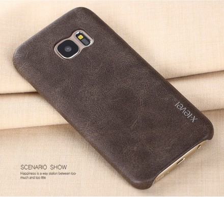 Кожаная накладка X-Level Vintage Series для Samsung G930F Galaxy S7