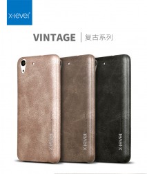 Кожаная накладка X-Level Vintage Series для Huawei Y6 II