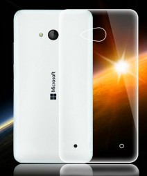 Ультратонкая ТПУ накладка Crystal для Microsoft Lumia 640 (прозрачная)