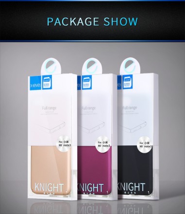 Пластиковая накладка X-Level Knight Series для Xiaomi Mi Note 3