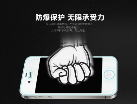 Защитное стекло Nillkin Anti-Explosion (H) для iPhone 4 / 4S
