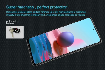 Защитное стекло Nillkin Anti-Explosion (H) для Xiaomi Redmi Note 10 Pro