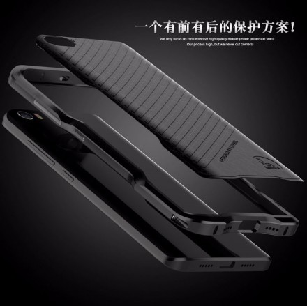 Металлический бампер LUPHIE Incisive sword Aluminum bumper with screw для Xiaomi Mi5